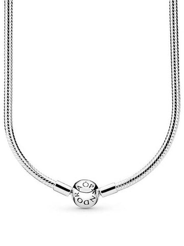 Moments Snake Chain Necklace Silver - PANDORA - BALAAN 1