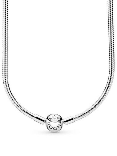 Moments Snake Chain Necklace Silver - PANDORA - BALAAN 1