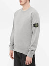 Wappen Patch Crew Neck Sweatshirt Grey - STONE ISLAND - BALAAN 4