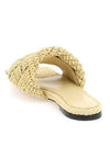 Lido Intrecciato Flat Slipper Beige - BOTTEGA VENETA - BALAAN 4