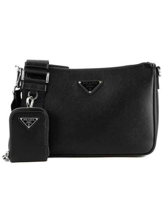 2VH113 9Z2 NERO Men s Shoulder Bag - PRADA - BALAAN 1