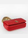 Lola Monogram Quilted Leather Mini Shoulder Bag Red - BURBERRY - BALAAN 4