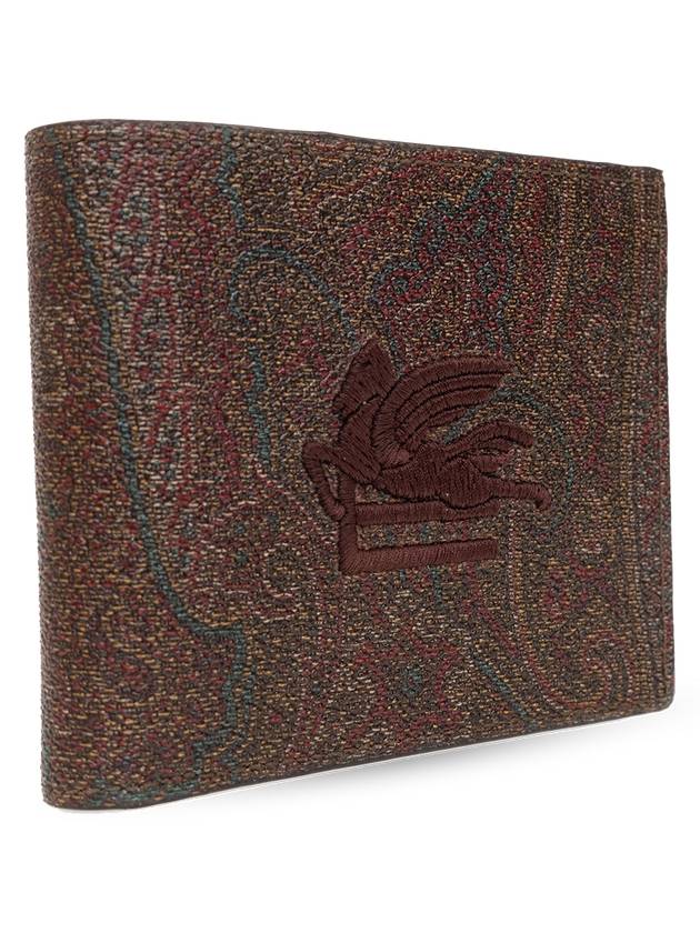 Paisley Print Bifold Wallet Brown - ETRO - BALAAN 5