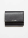 Logo Print Half Wallet Black - ACNE STUDIOS - BALAAN 1