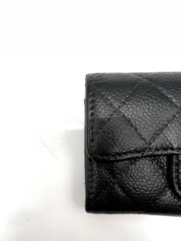 Classic caviar gold flap card wallet - CHANEL - BALAAN 9