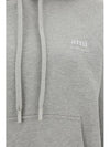 Alexandre Mattiussi Logo Print Hoodie Grey - AMI - BALAAN 4