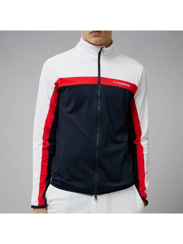 Jarvis Mid Layer Zip-Up Jacket Navy - J.LINDEBERG - BALAAN 3