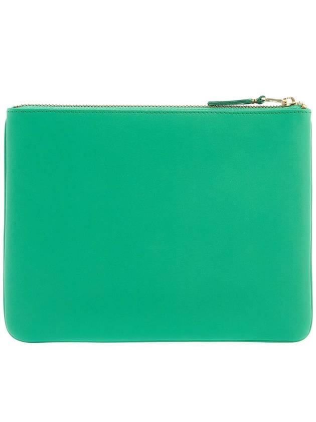 smooth leather pouch in seven words - COMME DES GARCONS WALLET - BALAAN 3