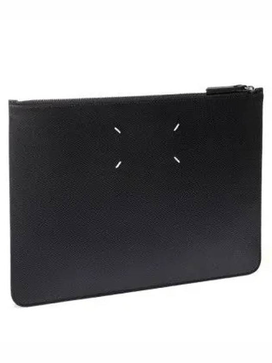 Stitch Zipper Clutch Bag Black - MAISON MARGIELA - BALAAN 2