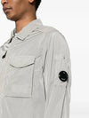 Chrome-R Pocket Over Long Sleeve Shirt Grey - CP COMPANY - BALAAN 6