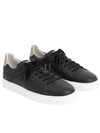 Logo Leather Low Top Sneakers Black - BRUNELLO CUCINELLI - BALAAN 2