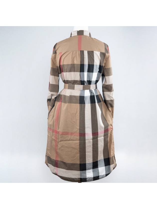 Women's Kelsey Vintage Check Short One Piece Beige - BURBERRY - BALAAN.