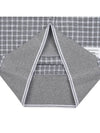 Checked Tweed Shrunken Short Sleeve Polo Grey - THOM BROWNE - BALAAN 10