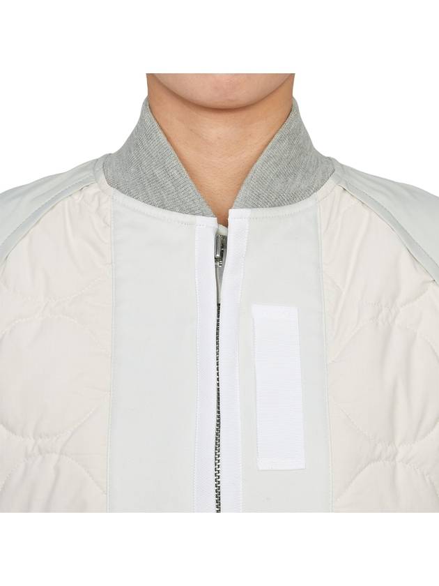 Nylon Twill Ripstop Jacket White - SACAI - BALAAN 9