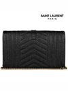 Cassandre Monogram Chain Cross Bag Black - SAINT LAURENT - BALAAN 4