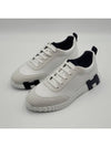 Bouncing Sneakers Calfskin Suede Goatskin Blanc - HERMES - BALAAN 9