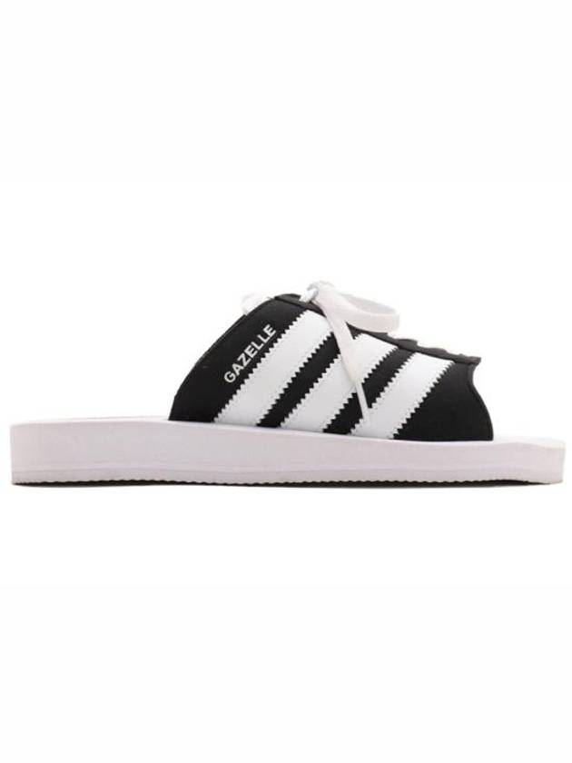 Gazelle Beach Slippers Black White - ADIDAS - BALAAN 3