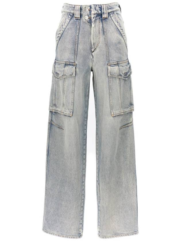 Denim Straight Pants PA0280FA B1H02E30LU BLUE - ISABEL MARANT ETOILE - BALAAN 2