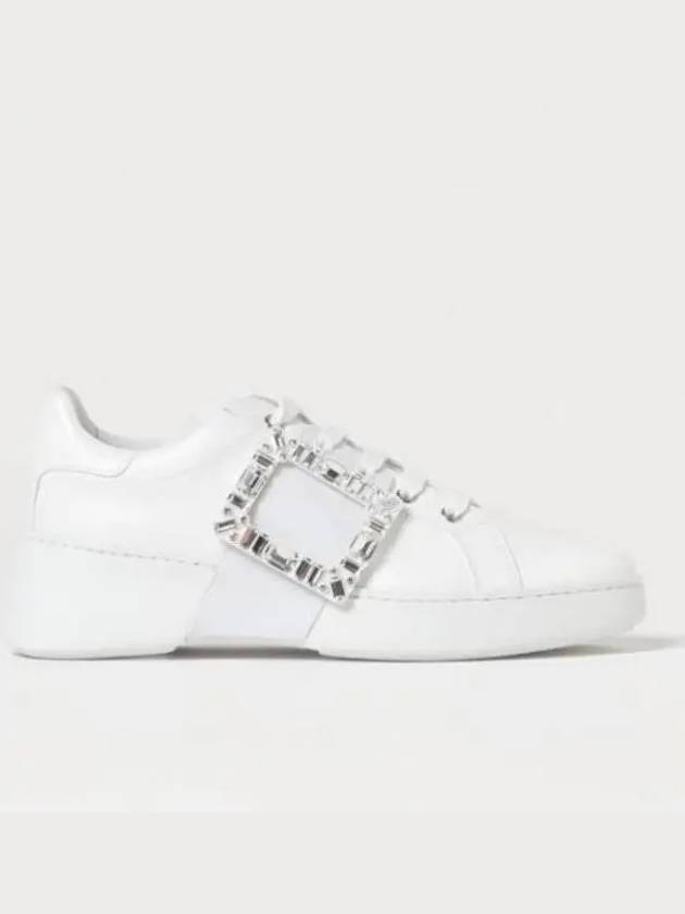 Viv Skate Buckle Low Top Sneakers White - ROGER VIVIER - BALAAN 2