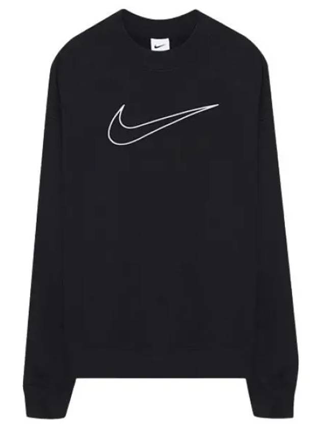 Women s Dry Fit Graphic Essentials French Terry Crew - NIKE - BALAAN 1