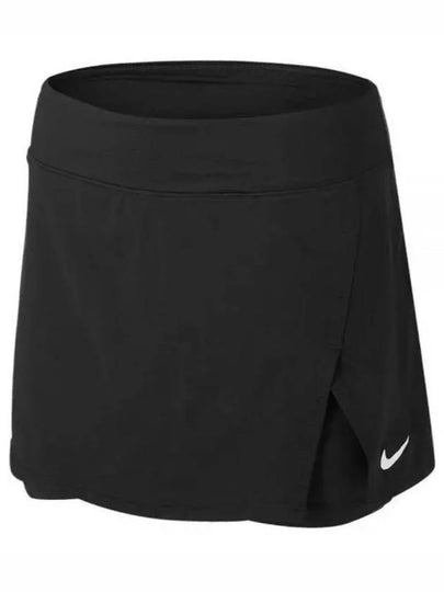 Court Dri Fit Victory Tennis A-Line Skirt Black - NIKE - BALAAN 2