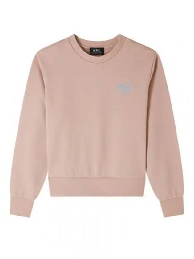 Rue Madame Cotton Sweatshirt Pink - A.P.C. - BALAAN 1