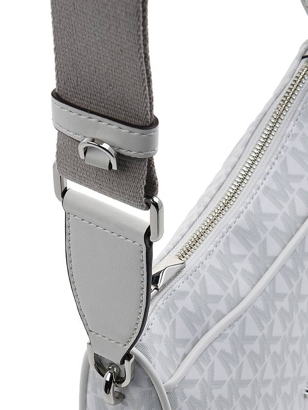 Jet Set Monogram Cross Bag White - MICHAEL KORS - BALAAN 8