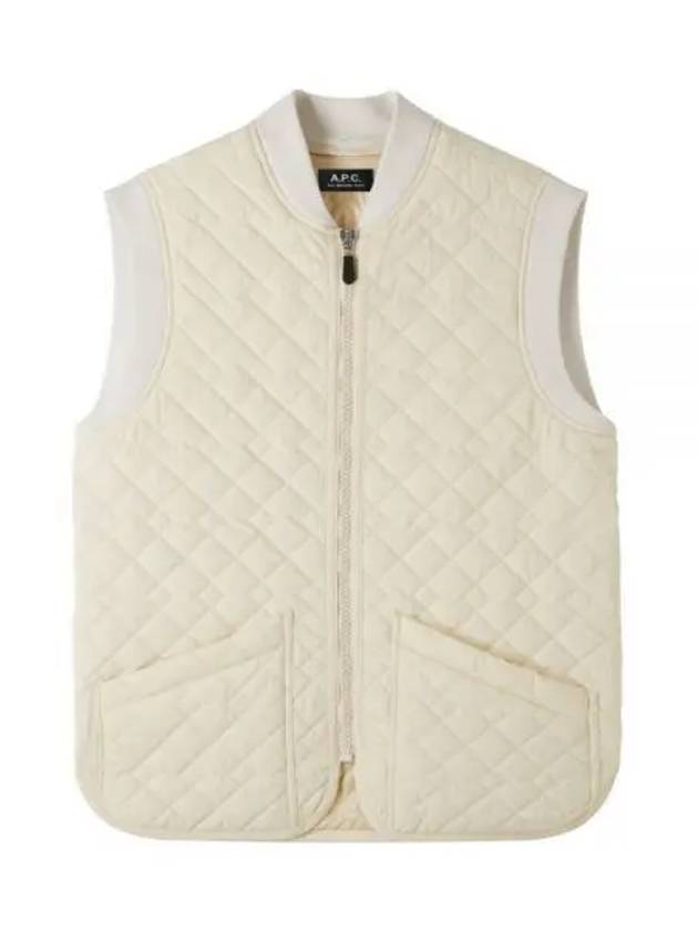 Quilted Vest Ivory - A.P.C. - BALAAN 2