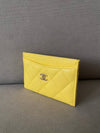 Classic card slot card holder caviar yellow gold plated AP0213 - CHANEL - BALAAN 4