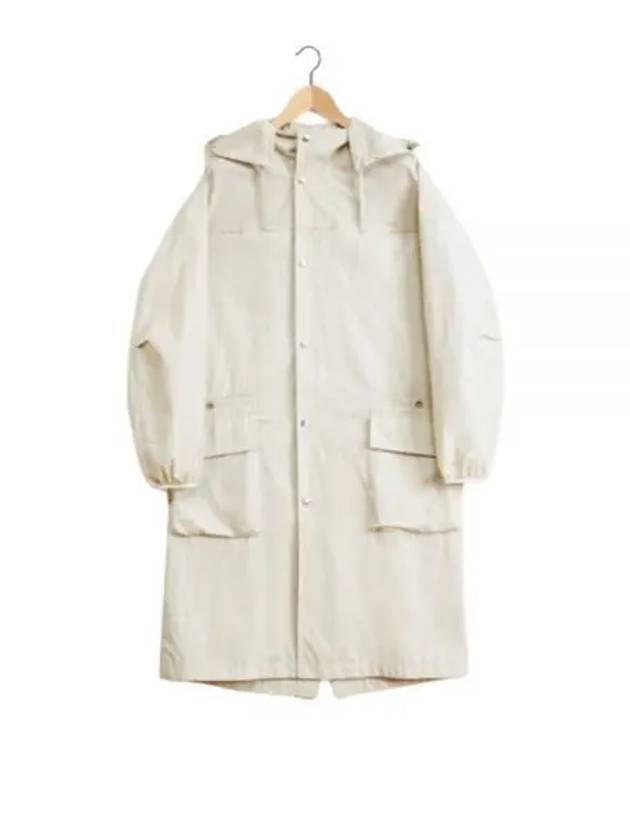 Water Repellent Hooded Parka Ivory - LEMAIRE - BALAAN 2