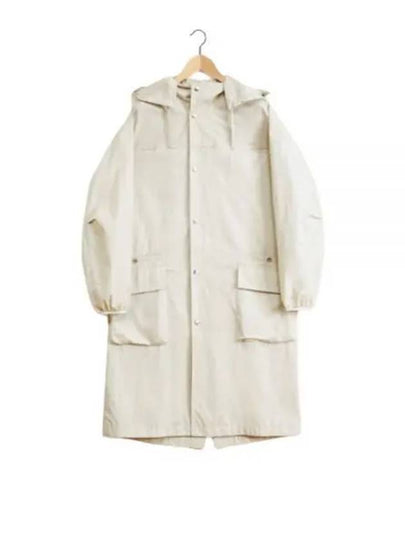 Water Repellent Hooded Parka Ivory - LEMAIRE - BALAAN 2