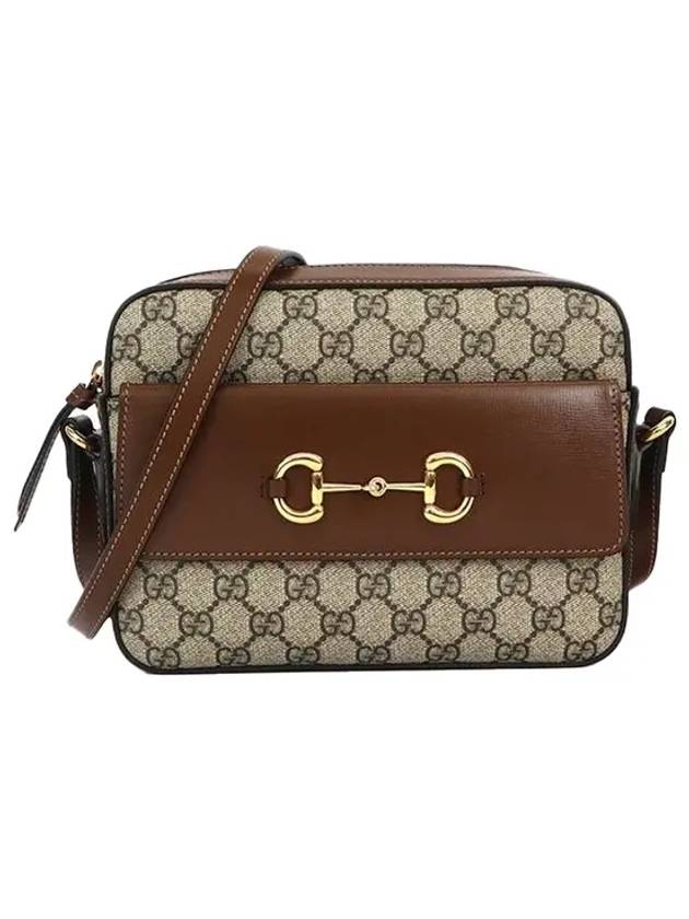 Horsebit 1955 Small Cross Bag Beige Brown - GUCCI - BALAAN 2