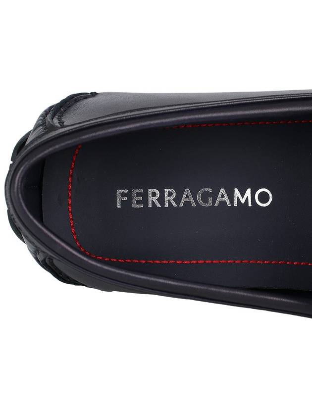 Gancini Ornament Driving Shoes Midnight Blue - SALVATORE FERRAGAMO - BALAAN 9