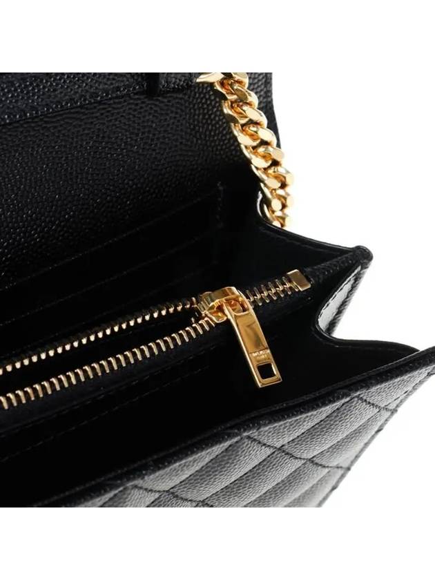 Cassandre Monogram Chain Cross Bag Black - SAINT LAURENT - BALAAN 11