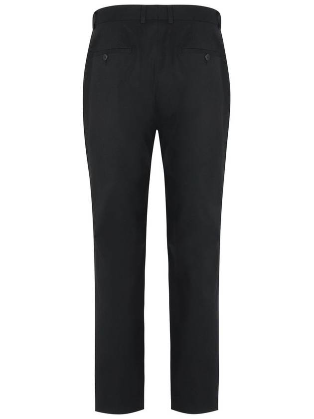 Tapered One Tuck Slacks Black - SOLEW - BALAAN 3