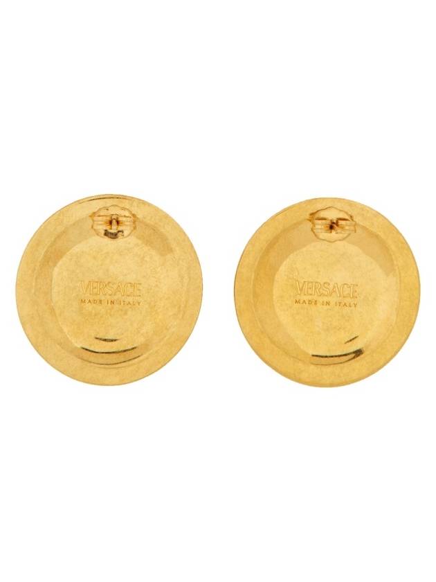 Medusa Stud Earrings Gold - VERSACE - BALAAN 5