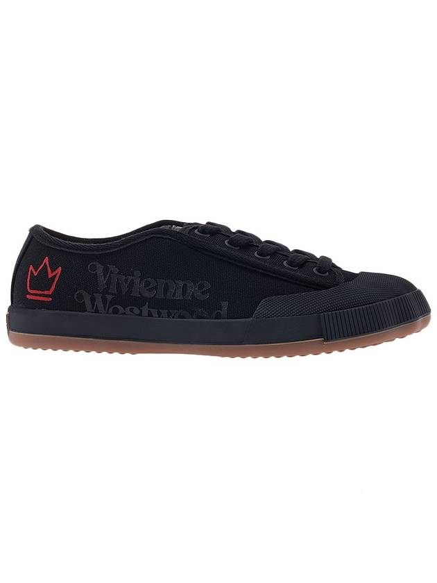 Animal Gym Low Top Sneakers Black - VIVIENNE WESTWOOD - BALAAN 3