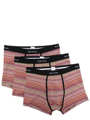 Signature Stripe Panel Boxer Briefs Set Red - PAUL SMITH - BALAAN 1