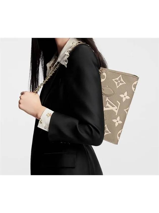 OnTheGo East West Monogram Emprint Leather Tote Bag Brown - LOUIS VUITTON - BALAAN 10