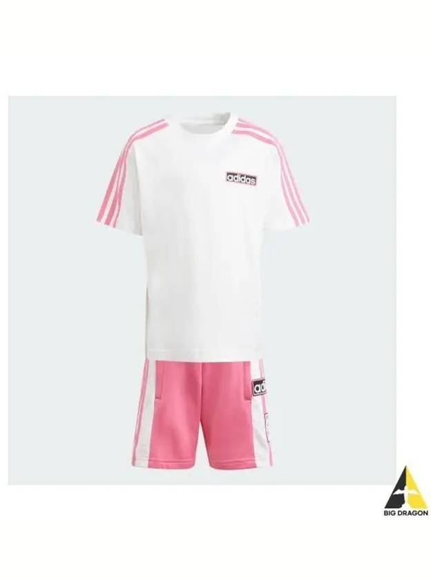 adidas KIDS Adibreak Shorts Tee Set IN2109 - ADIDAS - BALAAN 1