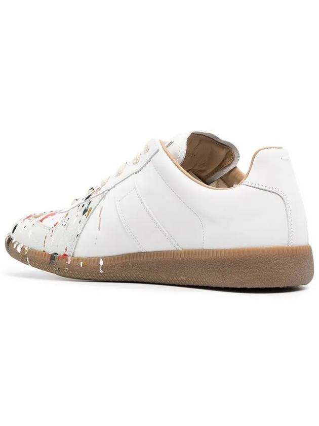 Replica Paint Drop Low Top Sneakers White - MAISON MARGIELA - BALAAN 4