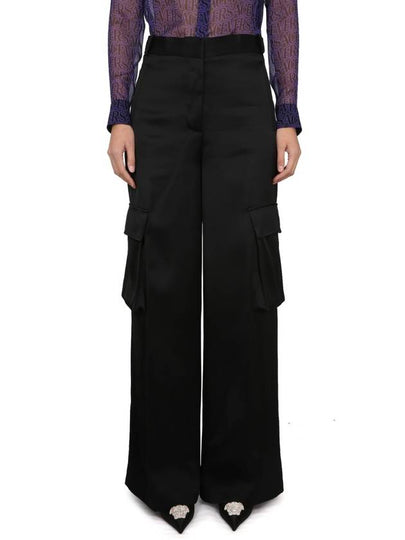 Straight Pants 10098441A068381B000 Black - VERSACE - BALAAN 2