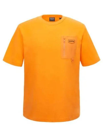 Bavaro Top Orange Men s Training Short Sleeve T Shirt - DUVETICA - BALAAN 1