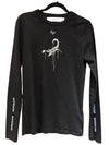 Scorpio Long Sleeve T-Shirt Black - OFF WHITE - BALAAN 3