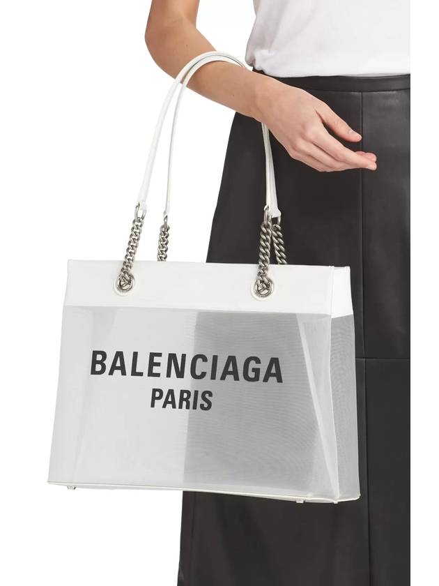 Duty Free Medium Tote Bag White - BALENCIAGA - BALAAN 3