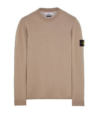 Wappen Patch Crew Neck Cotton Knit Top Grey - STONE ISLAND - BALAAN 2