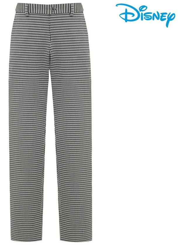 Disney Check Straight Fit Long Pants Pants DO1MPA004 - DISNEY GOLF - BALAAN 1