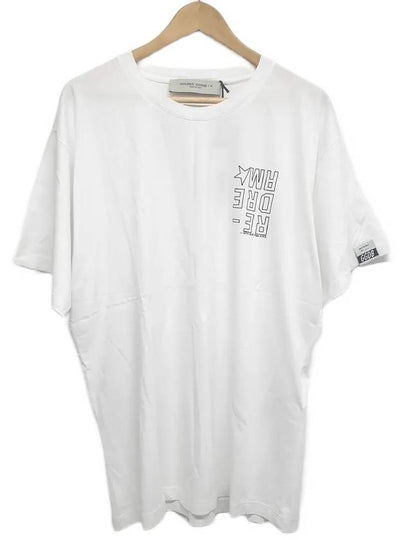 Dreamer Logo Short Sleeve T-Shirt White - GOLDEN GOOSE - BALAAN 2