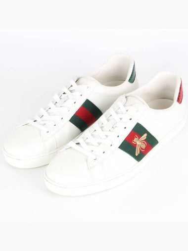 Bee embroidery ace sneakers 9 5 285 - GUCCI - BALAAN 1