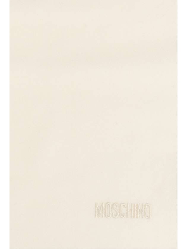 Moschino Fringed Scarf, Men's, Beige - MOSCHINO - BALAAN 4